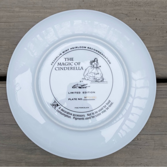 The Magic of Cinderella by Kirk Heinert Limited Ed. Collectors Plate - Picture 5 of 5